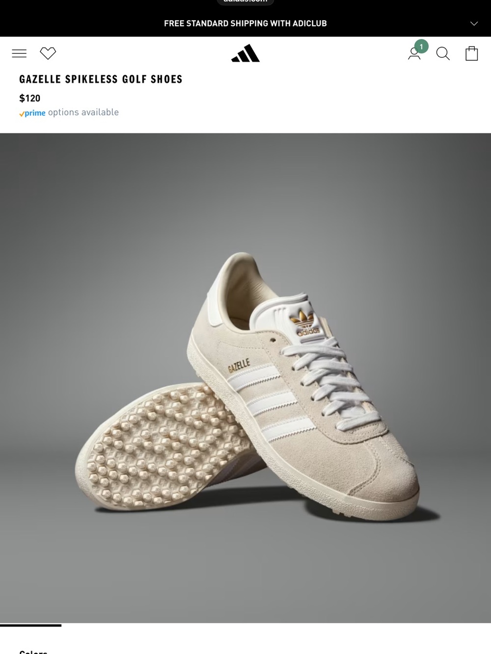 Adidas women’s Gazelle Golf New